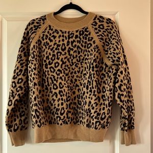 JCrew Leopard Print Sweater